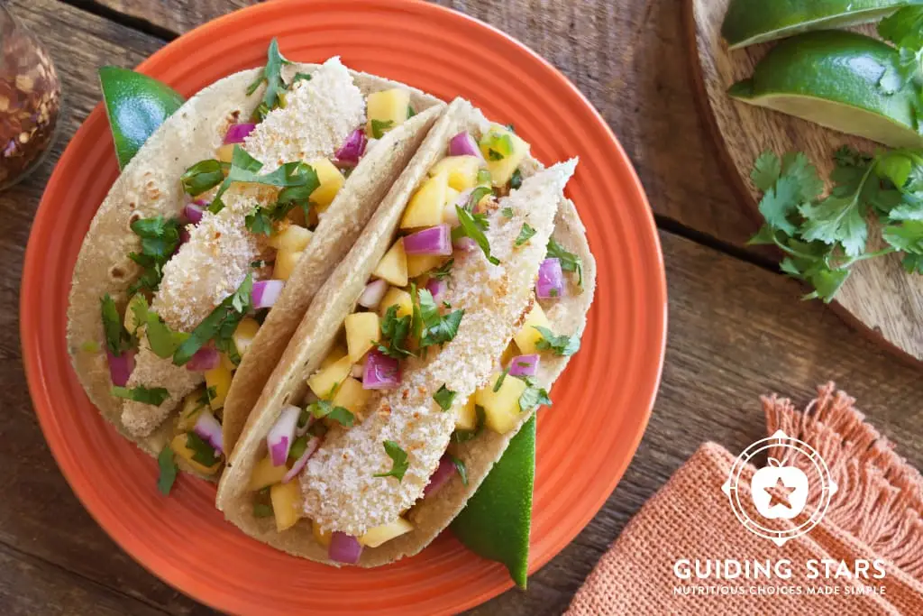Tilapia Tacos With Peach Salsa