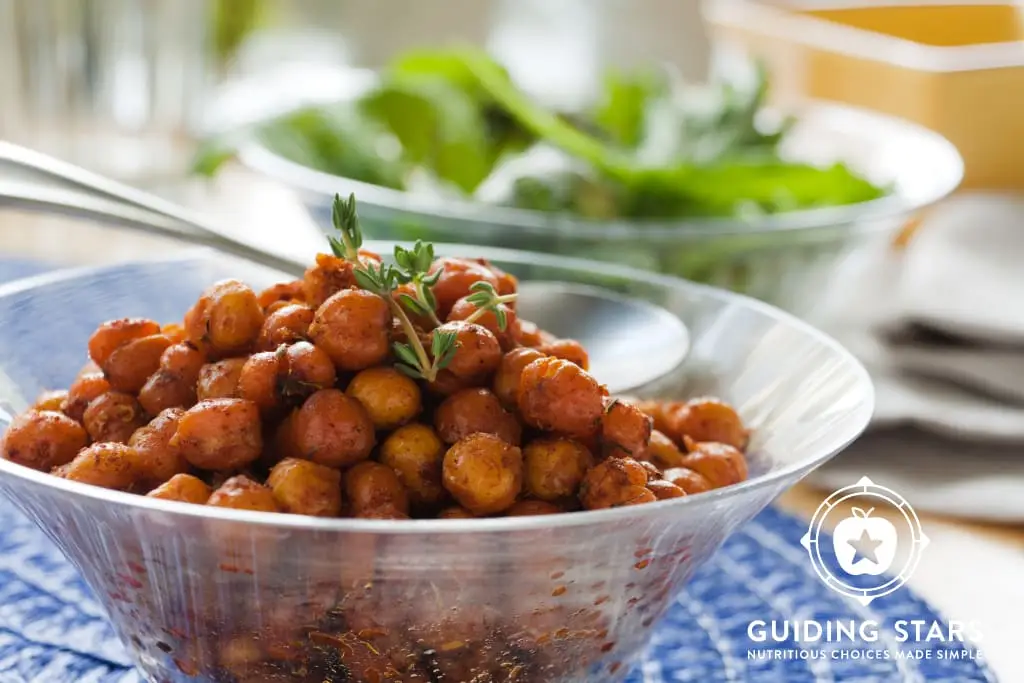 Roasted Curried Chickpeas