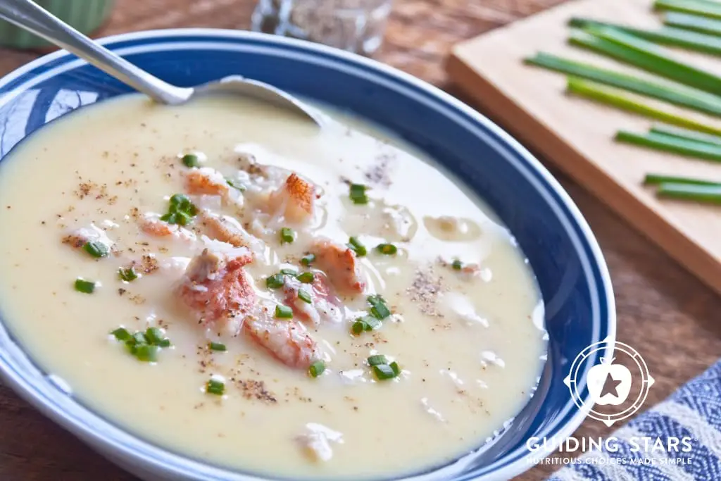 Chilled Fresh Corn Soup With King Crab