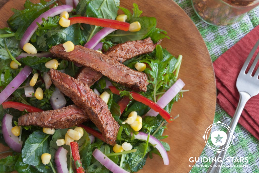 Grilled Sirloin Tip Steak Salad - Guiding Stars