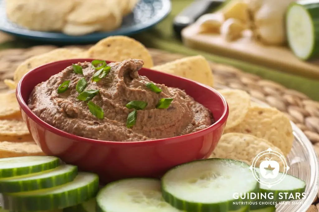Roasted Garlic And Black Bean Dip