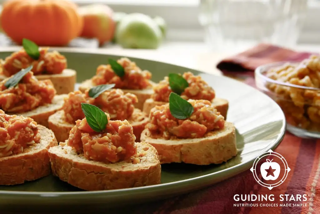 Walnut-squash Crostini
