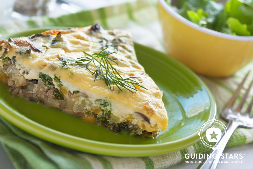 Vegetable Quiche - Guiding Stars