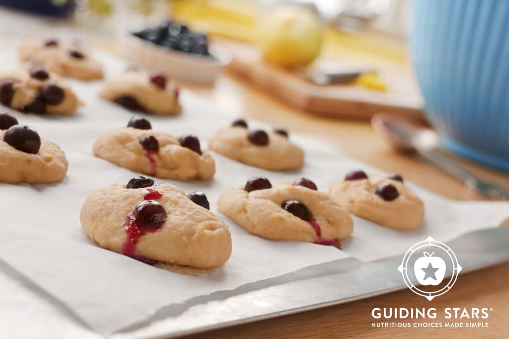 Lemon-blueberry Yogurt Cookies - Guiding Stars