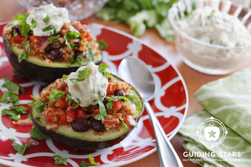 Spicy Stuffed Avocados - Guiding Stars
