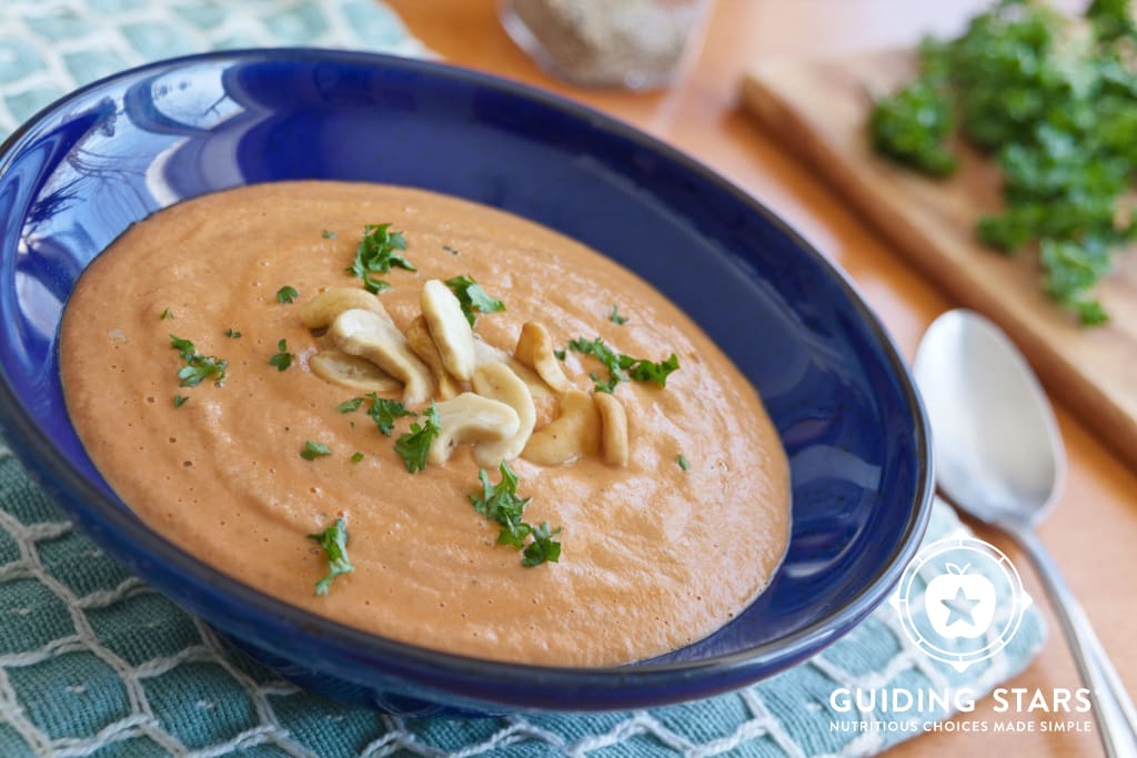 Cashew Tomato Soup - Guiding Stars