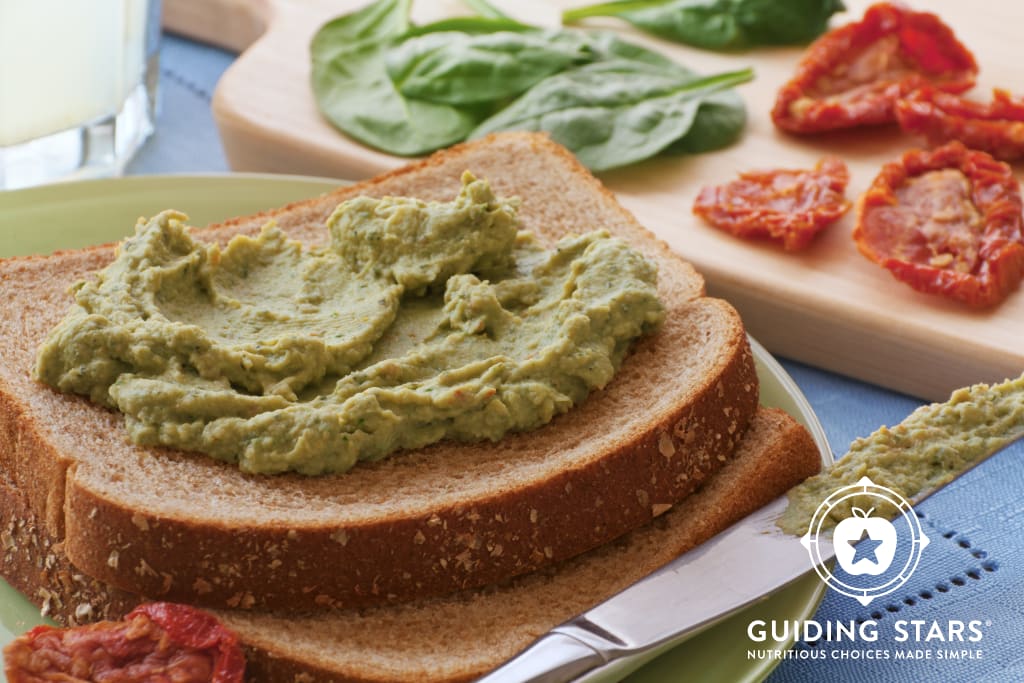 Chickpea Pesto Sandwich - Guiding Stars