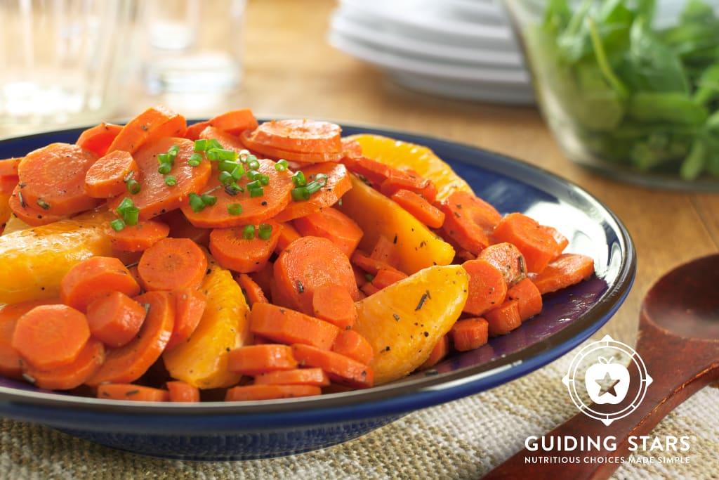 Orange-roasted Carrots - Guiding Stars