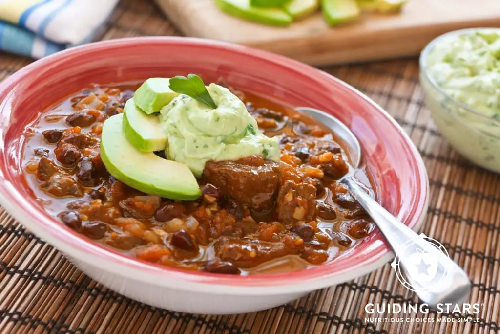 Poblano Chili With Avocado Cream