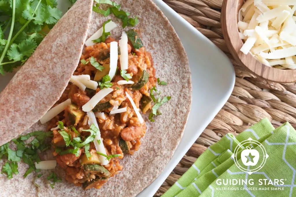 Zucchini And Bean Burritos