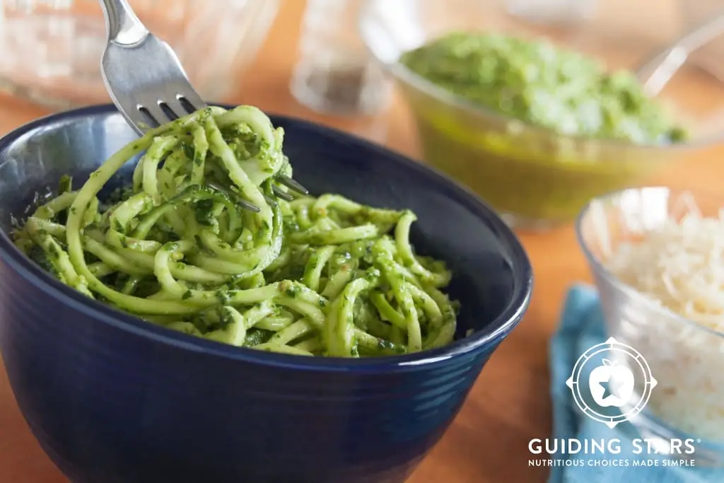 Zoodles With Pesto