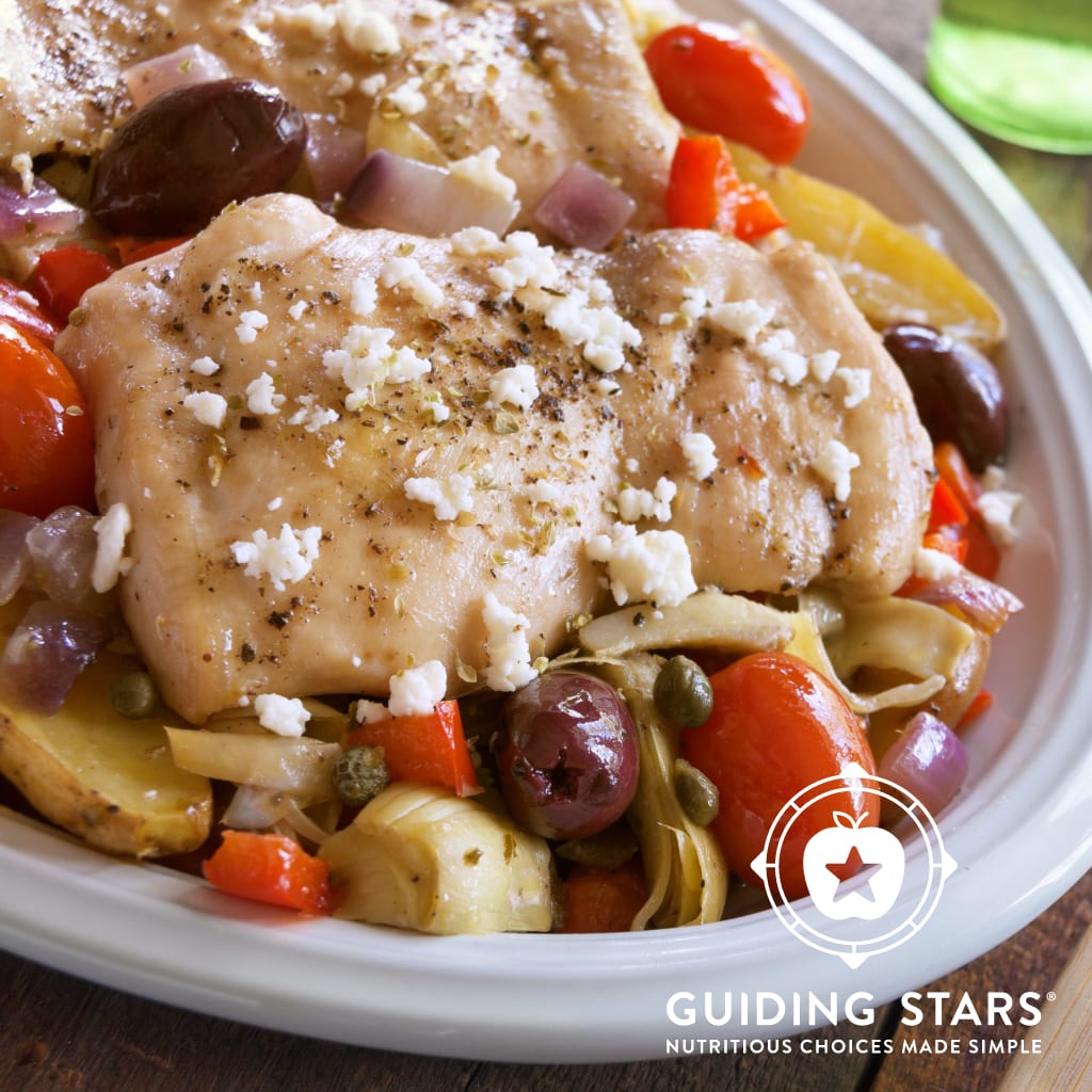 Mediterranean Chicken Bake - Guiding Stars