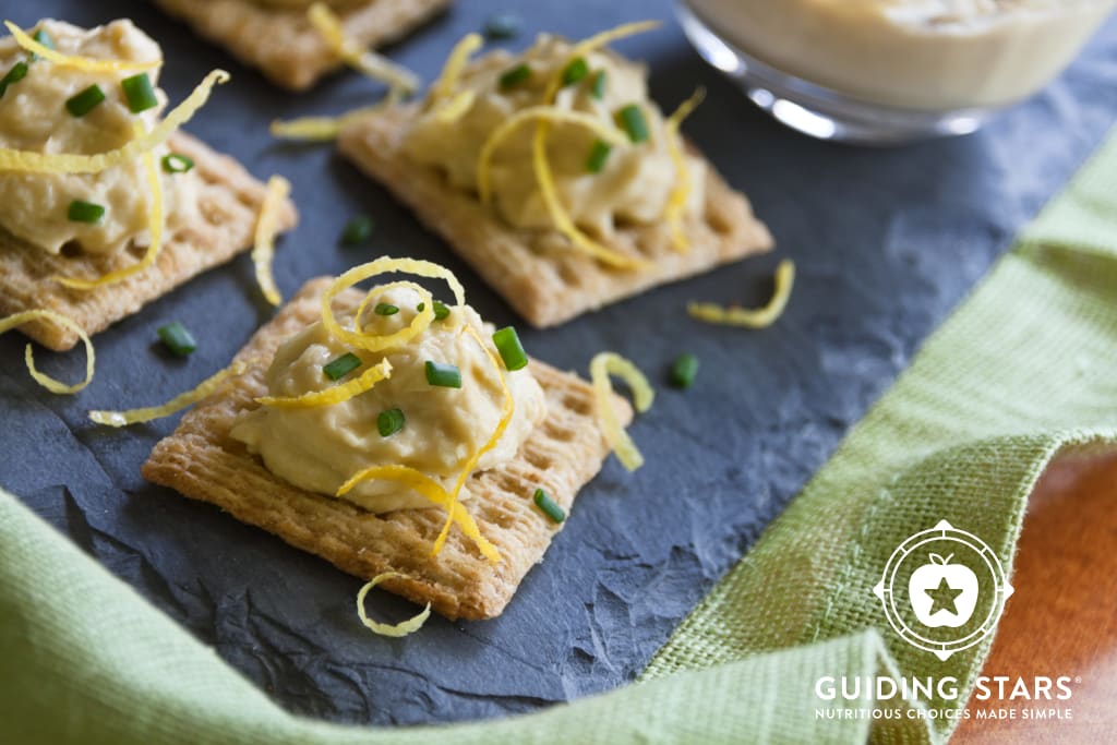 Lemon Artichoke Hummus - Guiding Stars