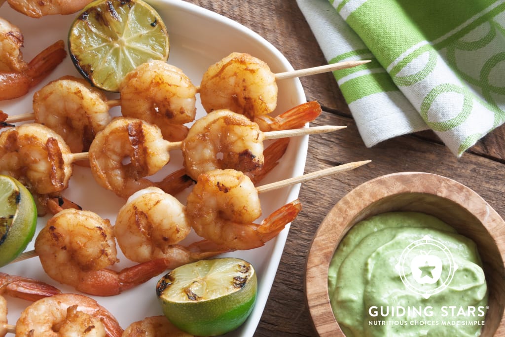 Peruvian Shrimp With Green Sauce - Guiding Stars