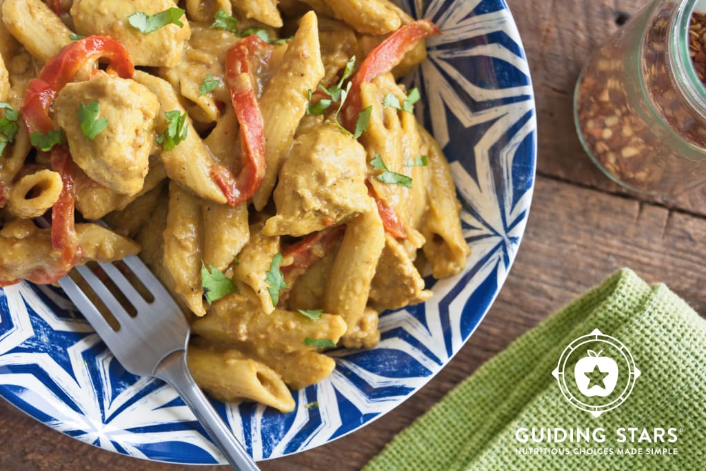 Maple Curry Chicken Penne - Guiding Stars